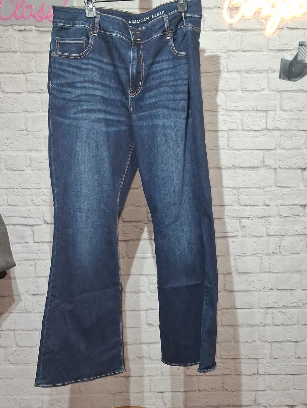 American Eagle Outfitters Dark Blue Flare Jeans
